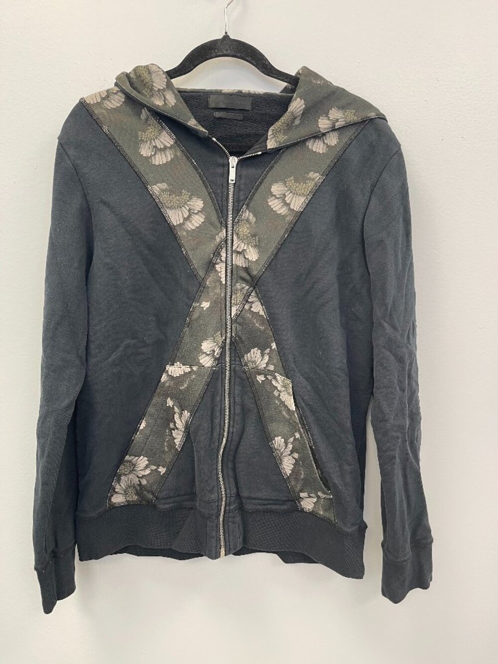 Alexander McQueen Black Full-Zip Large Hoodie - Preowned